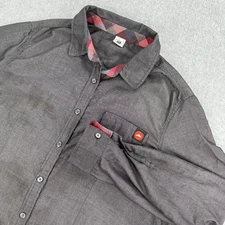 Pizza Hut Long Sleeve Shirt Woman's X-Large Charcoal Polyester Blend