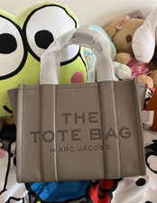 Marc Jacobs Leather Cement The Tote Bag Small