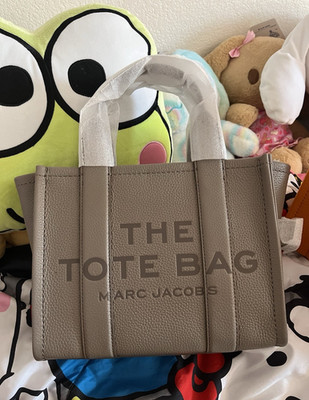 Marc Jacobs Leather Cement The Tote Bag Small