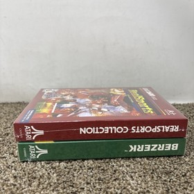 Atari 2600 7800 plus game lot Berzerk enhanced and real sports collection NEW