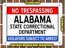 Metal Sign - VIRGINIA Prison Drones Will Be Shot Down - 14x10 inches