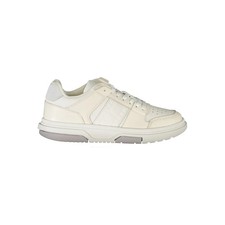 Image of Tommy Hilfiger White Leather Women Sneaker