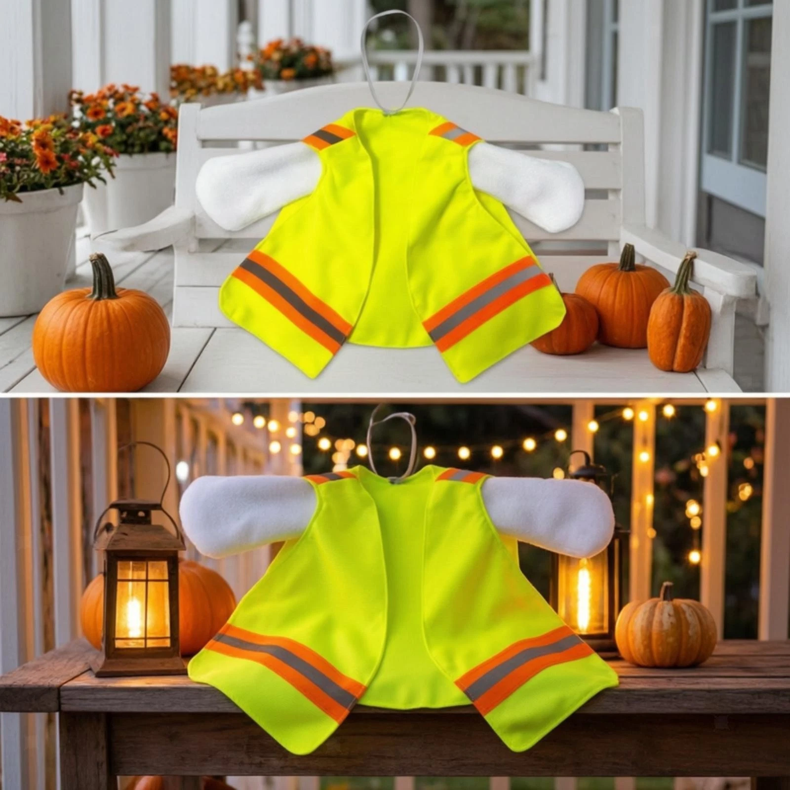 Reflective Goose Vest High-Visibility Costume Funny for Seasonal Photo Moments image 6