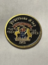 Rare 1957 U.S. Open Championship 1" Coin Style Golf Marker - Inverness Club