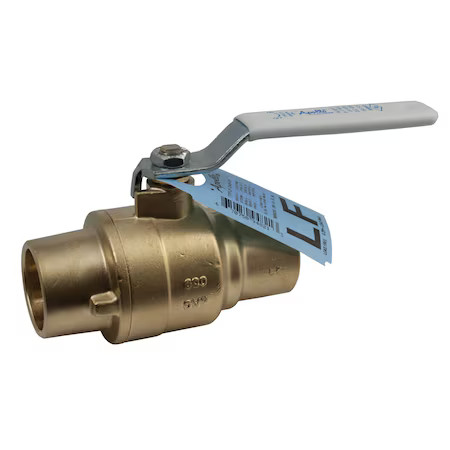 Apollo Valves 77Flf20401 Manual 2-Way Ball Valve, Sweat, Brass