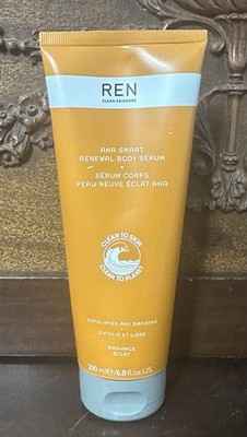 New REN AHA Smart Renewal Body Serum