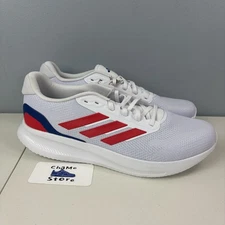 Adidas Run Falcon 5 J10876 Men's Red, White and Blue Running Shoes Size 13