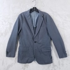 J Crew Ludlow Sportcoat Men S Blue Stripe Cotton Blazer Jacket 23557 Casual READ