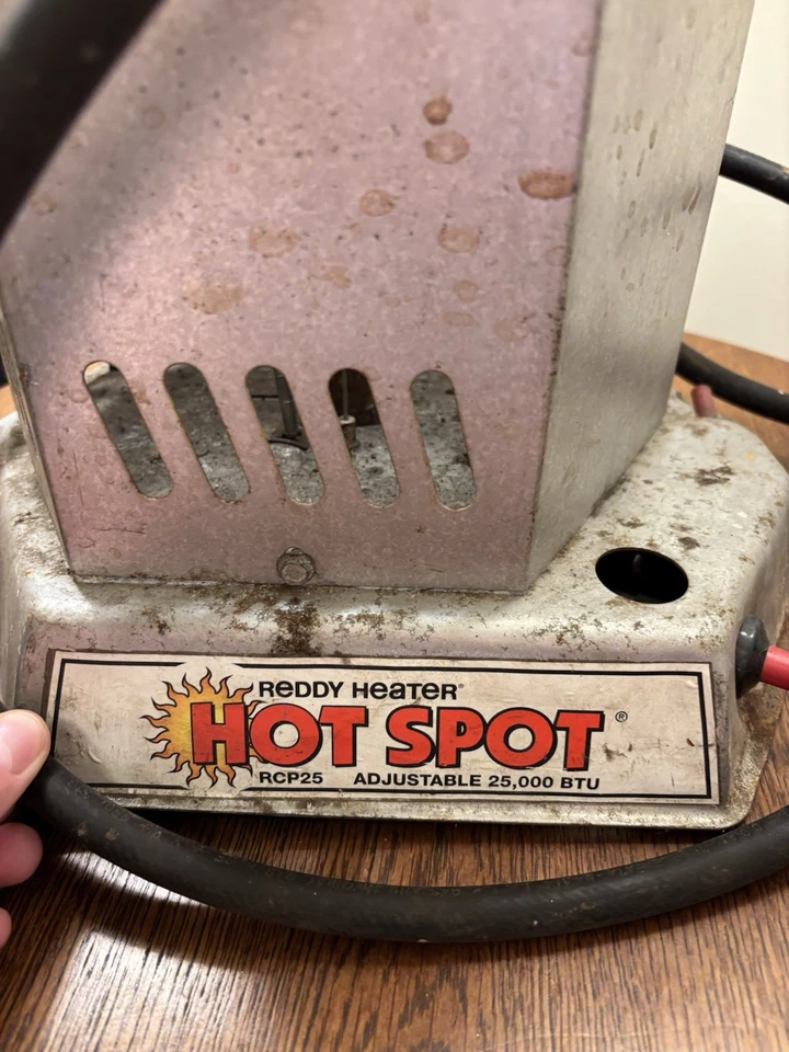 Calentador de convección de propano portátil Hot Spot Reddy 25000 BTU modelo RCP25 Foto 2 de 4