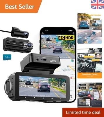 D2 Pro 4K Dashcam mit Parkmonitor & 5GHz WiFi   Ultimative Sicherheitslösung