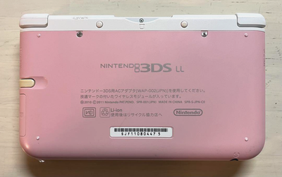 Nintendo 3DS XL Pink Console Working, w/ Animal Crossing, Luigi's