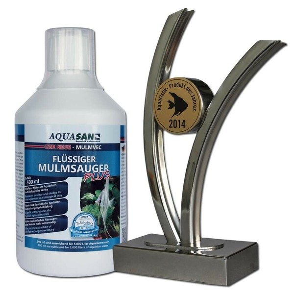 (19,98€/L) Aquasan Mulmvec FlüSsiger Mulmsauger Plus FüR Das Aquarium 500 Ml-image