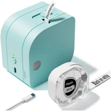 Phomemo P12 Wireless Label Printer Teal Color Bluetooth