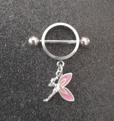Piercing Barbell Industriel Or Rose Acier Chirurgical 1,6mm X 32mm - Boules 4mm