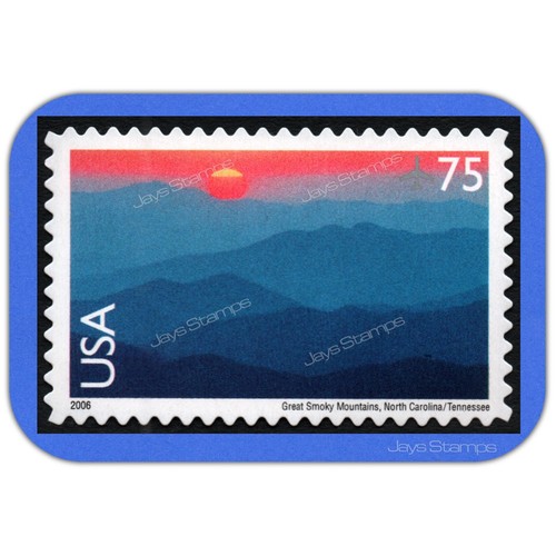 2006 GREAT SMOKY MOUNTAINS Scenic American Landscapes 75¢ Single AIR MAIL #C140 - Picture 2 of 2