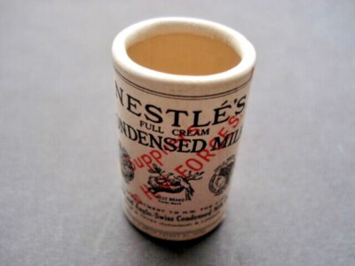 NESTLE'S FULL CREAM KONDENSMILCH MINIATUR H.M.FORCES LIEFERANTEN PAPPDOSE