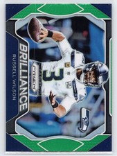 Russell Wilson - 2019 Panini Prizm - Brilliance Green - Seattle Seahawks