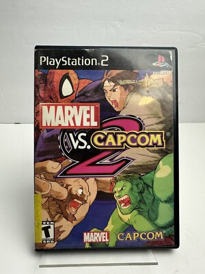 Marvel vs. Capcom 2 (Sony PlayStation 2, PS2) -Case Only -NO Manual GAME READ
