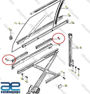 Bottom Channel Rubber For Suzuki Samurai SJ413 ESTEEM 1.3L Part