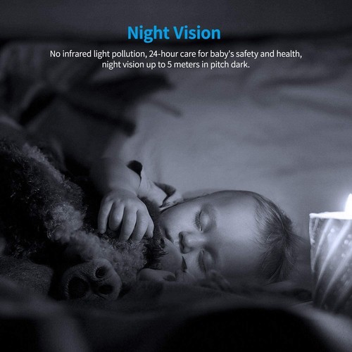 Indoor Wireless Security Camera 2Way Audio, Night Vision, Alexa, Pan-Tilt, Zoom - Picture 23 of 26