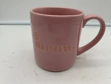 Fab Finds Ceramic 16oz Meow. Pink Coffee Mug BB02B52030