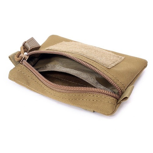 Outdoor Tactical MOLLE System Sundries Bag Zipper Bag Card Coin Purse ID Pouch - Picture 9 of 16