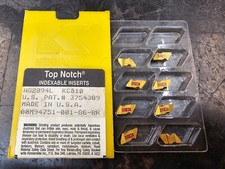 Qty 8 Kennametal NG 2094L NG2094L KC810 Grade Carbide Inserts