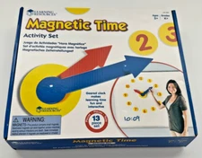 Magnetic Telling Time Activity Set Clock School BRAND NEW UNOPENED