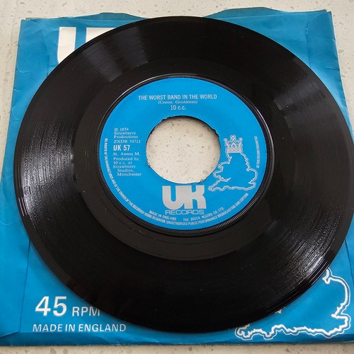10 c.c. 10cc 10 cc – The Worst Band In The World - Rare Ex Con 1974 7" - Picture 3 of 6