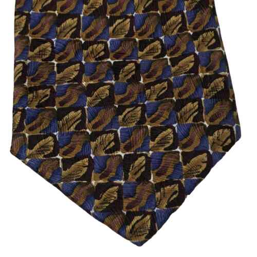 J. Garcia Krawat Chicken & Cat Edition Krawat Brązowy / Niebieski Krawat na szyję 60" L 3-7/8" W - Zdjęcie 1 z 6