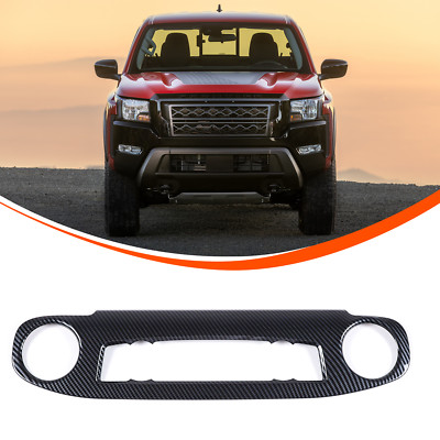 Carbon Fiber Central Control A/C Adjust Panel Cover Trim For Nissan Frontier 22+