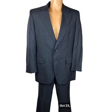 Vintage John Weitz for Dillard's Dept Store Navy Blue Suit /Pants and Jacket