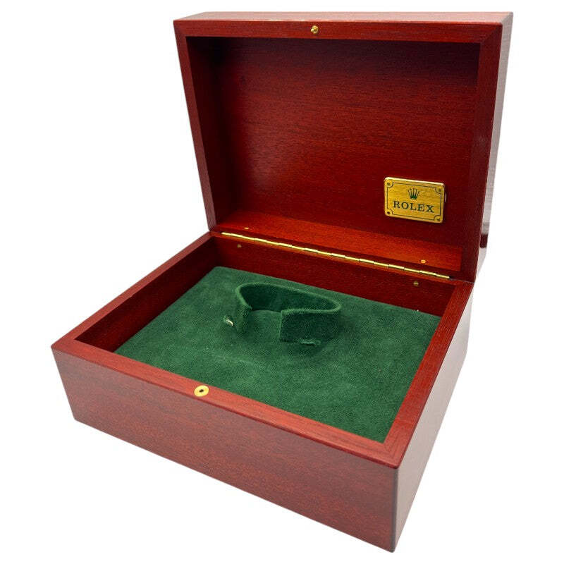 Rolex Vintage Watch Box Brown Wood 81.00.09 | eBay UK