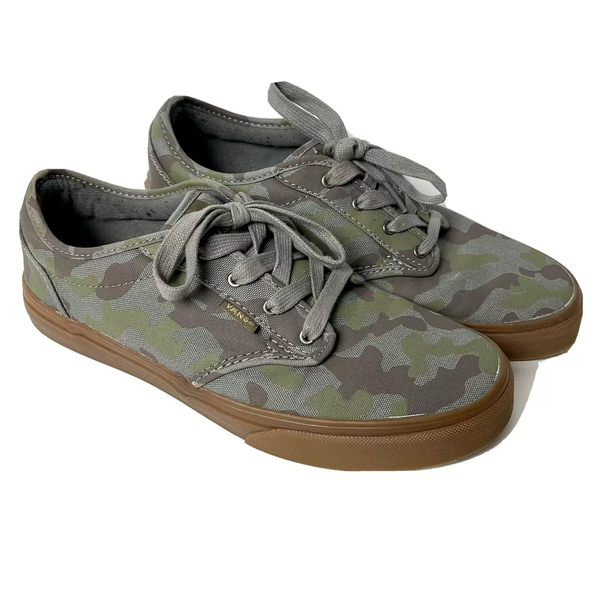 VANS Camouflage Print Shoe Big Kids 7 Youth Gum Lo
