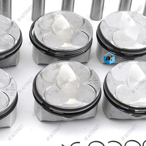 STD 8x Pistons Rings Set Φ87mm For BMW 540i 740i E60 E61 E65 E66 N62B40 4.0L V8 - Picture 5 of 7