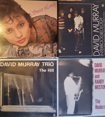 Rare David Murray Black Saint Imports Italy 4 LPs lot, rare in those condition