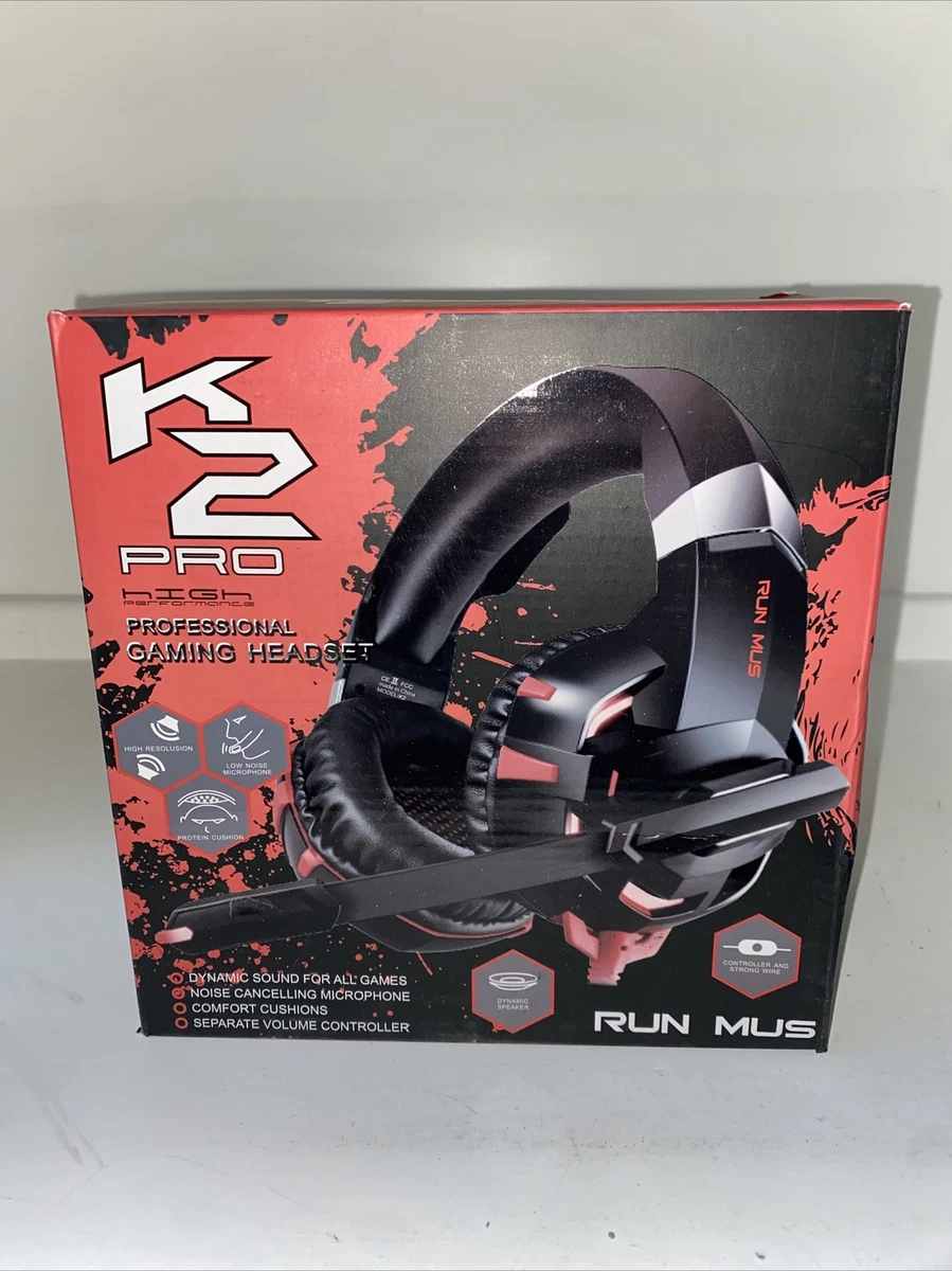 RUN MUS K2 Pro Gaming Headset Compatible with PC PS4 Xbox One eBay