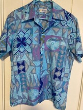 Vintage 1960 s Andrade Hawaiian Shirt Made In USA Men s Medium