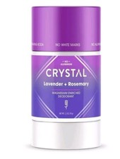 CRYSTAL   Natural MAGNESIUM ENRICHED Deodorant Lavender  Rosemary 2.5oz