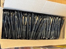 Bic Atlantis Black Retractable Pen 1.0mm Lot of 500 , Ink Pens, New condition