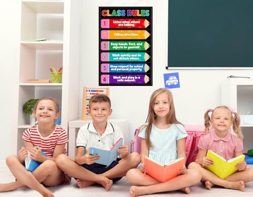 Classroom Rules Poster - Class Rules Poster for Classroom Accessible - Picture 2 of 6