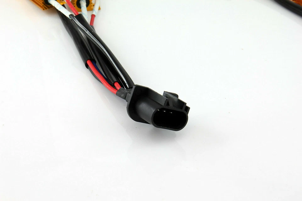 H13 LED DRL Fog Light Canbus 50W 6Ohm Load Resistor Wiring Canceller Decoder - Image 2 of 3