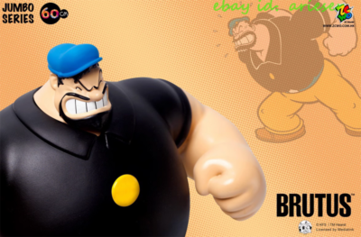 Perfect Zcwo Popeye Brutus Xl Size Jumbo Series Statue Figure New