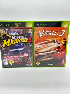 Microsoft Xbox Classic Midtown Madness 3/ V-Rally 3 in OVP