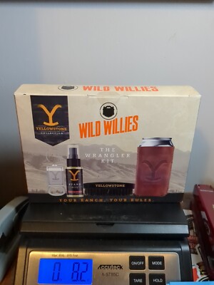 Yellowstone Wild Willies Beard Kit ''The Wrangler'' Beard Oil,Brush,Keychain,etc