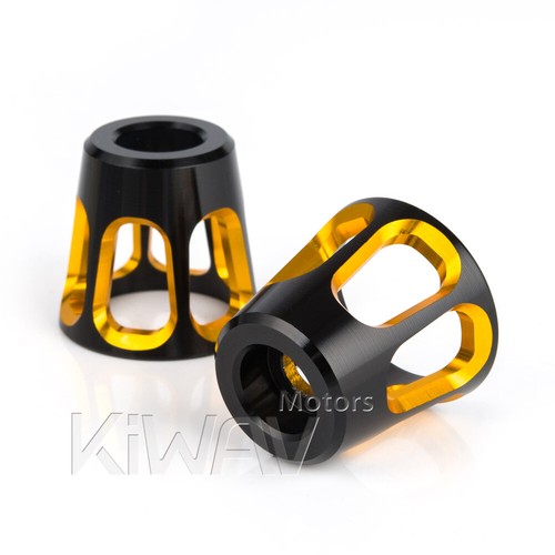 Poignées De Guidon Aluminium 7/8'' 22mm Pour Yamaha FZ6/FZ6R 2004-2010 - Couleur Noir, Installation Facile