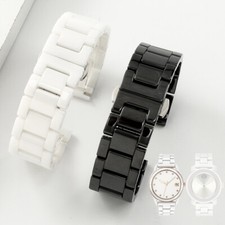 High Quality Triple Bead Ceramic Watch Band Straps Men's Luxury Bracelet 20 22mm