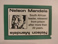 PERSPECTIVE Time Line Game NELSON MANDELA 1992 card used History free ship