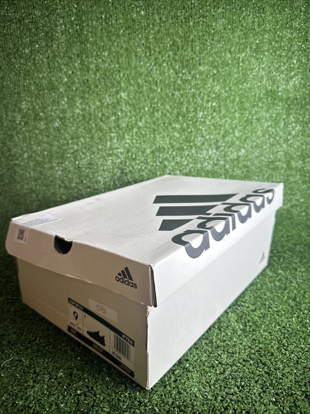 Adidas Kaptir 3.0 Size 9 Black Running Shoes NWB