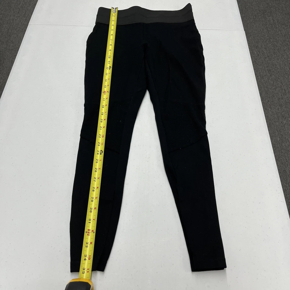 Leggings DKNY para mujer negros de cintura alta talla XS Foto 4 de 4